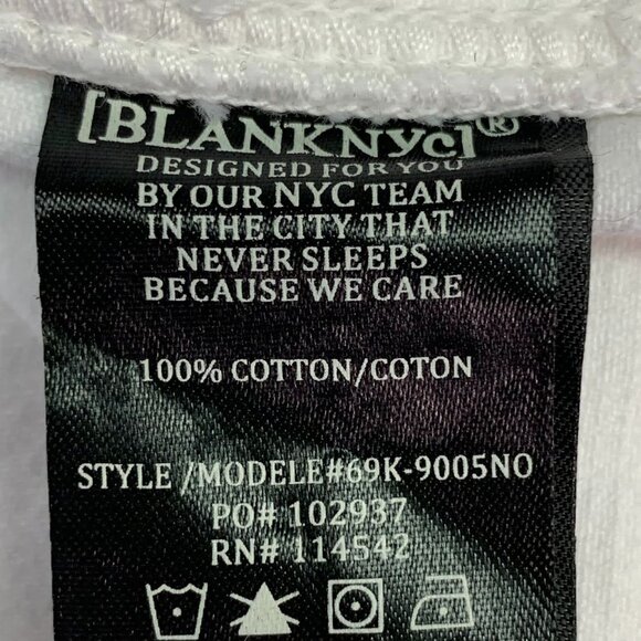 BLANKNYC Denim Women's Distressed Hem Button Up Cotton Denim Jacket Size‎ XL - Picture 9 of 12